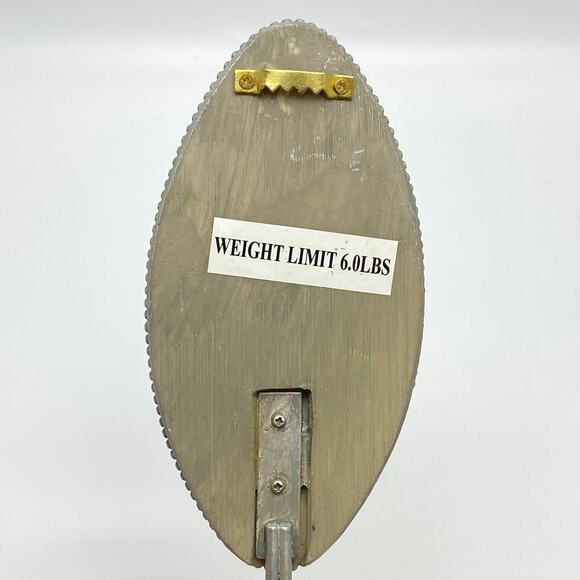 Cottage Chic Rustic Style Silver Ornate Door Knob Oval Robe Hat Towel Wall Hook - Picture 4 of 5